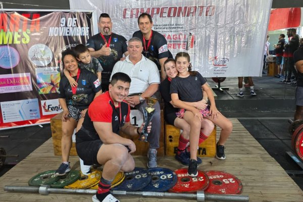 Éxito total en el Torneo de Powerlifting Classic y Equipado en Ituzaingó, Corrientes