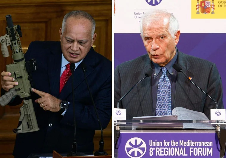 Diosdado Cabello, ministro del Interior de Venezuela, carga contra Josep Borrell y lo sitúa entre «los tres mayores estúpidos del año en el mundo»