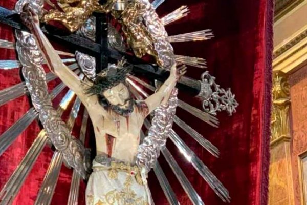 Entronizarán en Rosario una imagen del Señor del Milagro de Salta