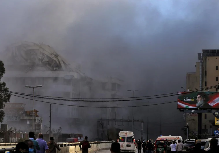 Al menos once muertos por un bombardeo del Ejército israelí sobre Beirut