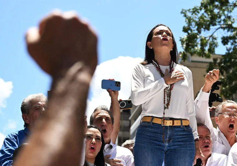 María Corina Machado convoca una protesta contra Maduro dentro y fuera de Venezuela