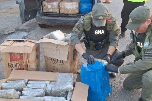 MALA FAMA! Detuvieron a tres correntinos que llevaban más de 200 kilos de marihuana