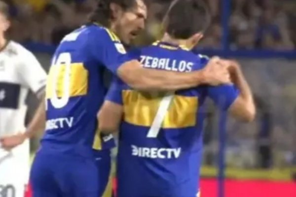 Cavani explotó contra Zeballos en pleno Boca vs. Gimnasia