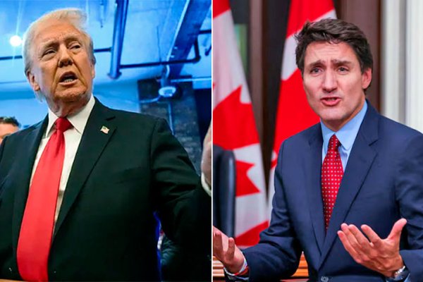 Trump le dice al primer ministro de Canadá que se convierta en el Estado número 51 de Estados Unidos