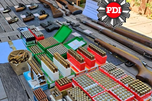 El tesoro escondido del financista Herrera: encontraron 13 armas y más de 1.000 cartuchos en nuevo allanamiento