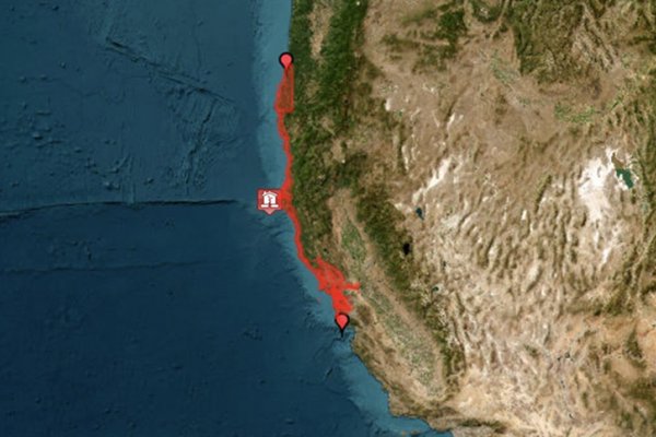 Un sismo de 7,3 azotó California y Oregon y llegó a generar una alerta de tsunami