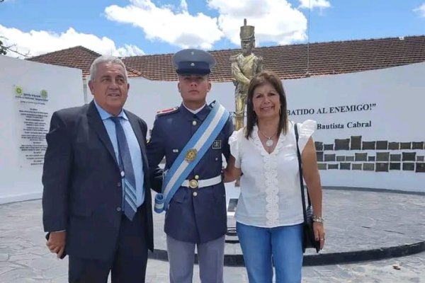 Correntino fue designado abanderado de la Escuela de Suboficiales del Ejército