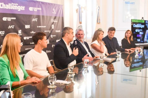 Presentación oficial del Rosario Challenger de tenis