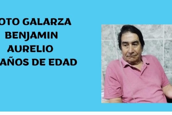 LO BUSCAN! Se perdió un abuelo en Corrientes