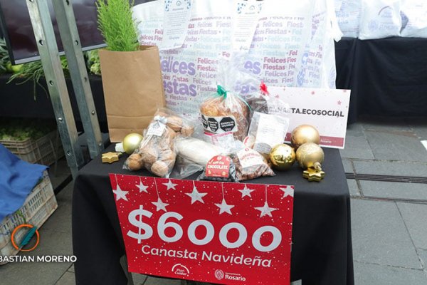 Rosario presentó su canasta navideña a un precio promocional de $6.000: ¿qué productos incluye?