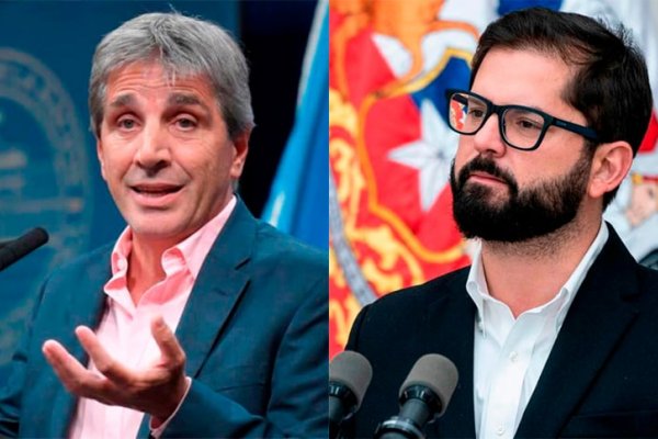 Crece la tensión entre Argentina y Chile: Caputo tildó de “comunista” a Boric y el vecino país respondió