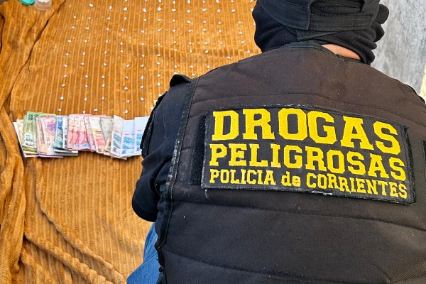 Kiosco de drogas en Corrientes: allanamiento y detención de dos personas