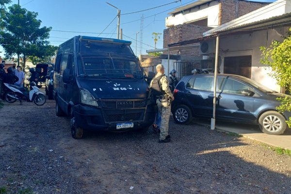 ALLANAMIENTO! Policía de alto riesgo desbarató un aguantadero narco en Corrientes