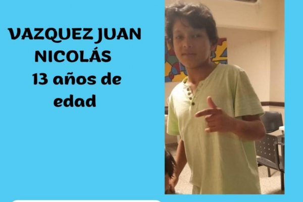 Corrientes: buscan a un menor que se ausentó de su hogar