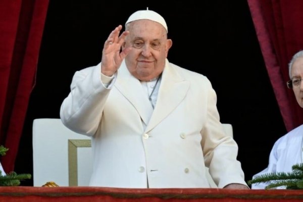 El Papa Francisco hizo un llamado a la paz en el mundo en su mensaje de Navidad