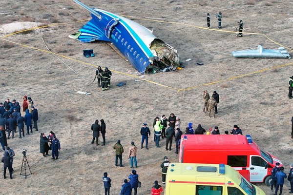 Un misil ruso es la causa de la caída del avión de Azerbaijan Airlines