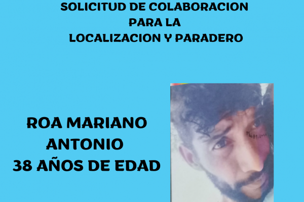 Corrientes: buscan a un hombre de 38 años que se ausentó de su hogar