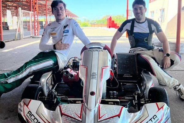 Colapinto en Argentina: de vacaciones y con karting