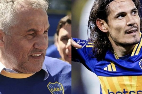 Márcico se rindió con Cavani en Boca: 