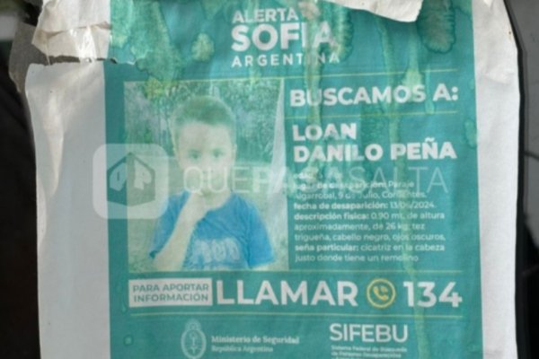 LOAN! El sorpresivo cartel que apareció en Bolivia a 7 meses de la desaparición del niño