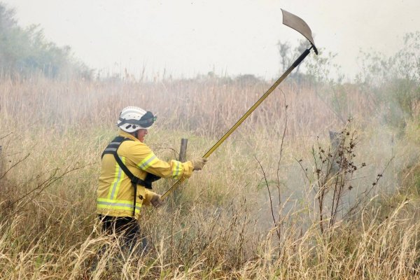 El gobierno correntino reportó ayer 11 focos de incendios en la provincia