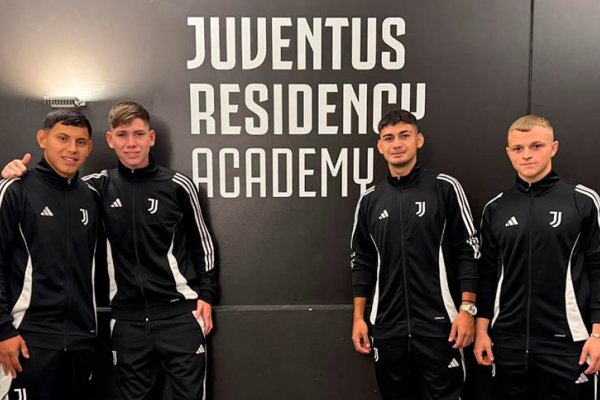 Del Salaito a Europa: cuatro juveniles de Argentino, a prueba en la Juventus