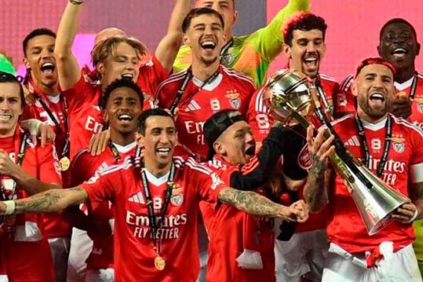 Nuevo título para ‘Fideo’: Di María se consagró campeón con Benfica de la Copa de la Liga portuguesa