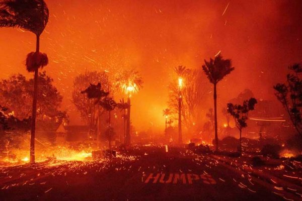 Asciende a 16 la cifra de muertos por los incendios forestales en Los Ángeles