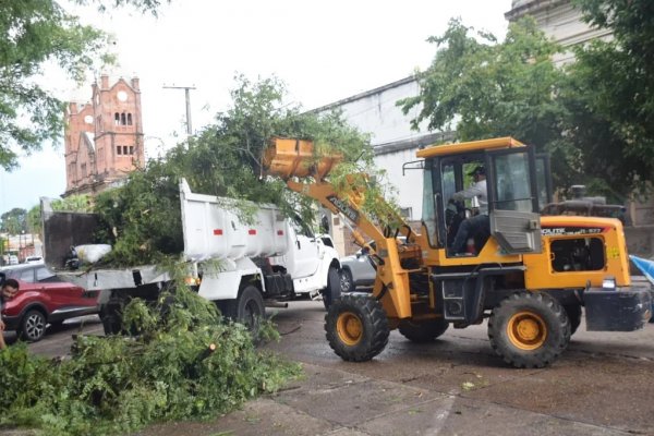 FUERTE TORMENTA! En Mercedes Corrientes se hizo sentir el mal tiempo