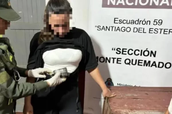 De Salta a Corrientes: chaqueña detenida por llevar cocaína valuada en $7 millones