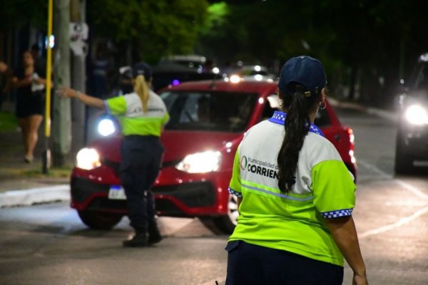 Amplio operativo de seguridad vial para las noches de carnaval oficial de Corrientes