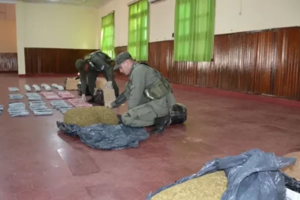 Corrientes: Gendarmería incautó más de 69 kilos de marihuana enviados como encomiendas