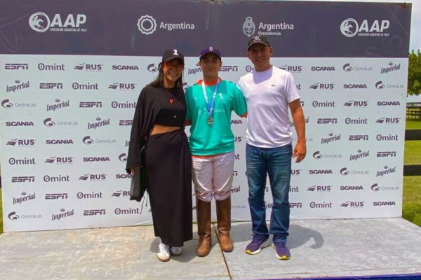 Una joven promesa del polo correntino en Buenos Aires