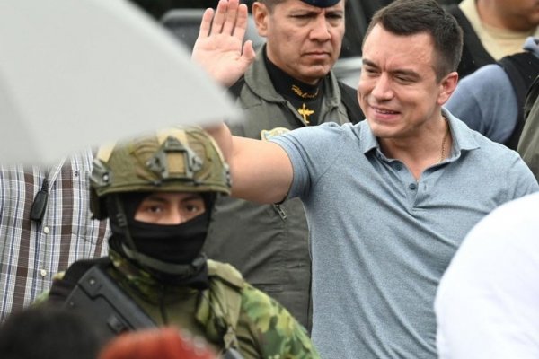 Noboa plantea la intervención en Ecuador de fuerzas de países aliados para combatir al crimen organizado