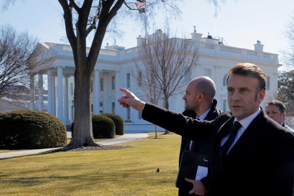 Trump y Macron se reúnen en la Casa Blanca