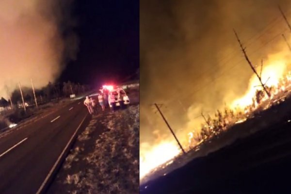 Santa Tecla, Ituzaingó: incendio de grandes dimensiones casi consumió viviendas y una escuela