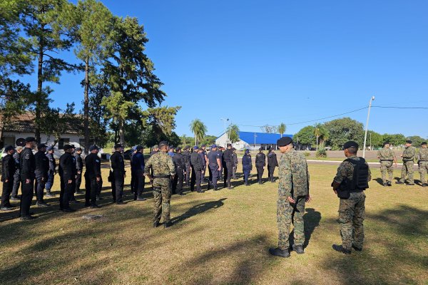 Inició el Primer Curso de Técnicas Operativas Policiales, dictado por la División Policía de Alto Riesgo