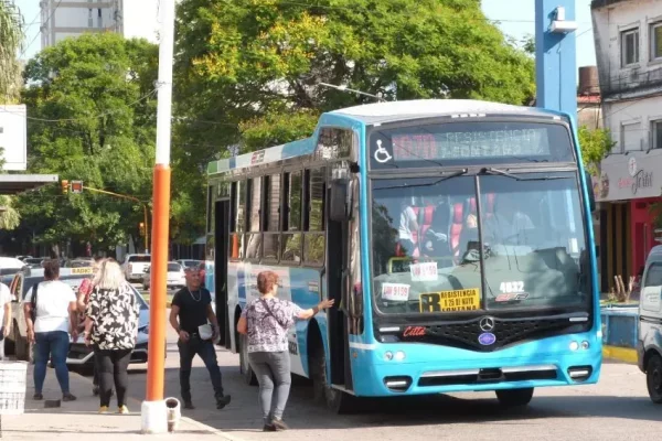 Tres días de paro de colectivos en Resistencia