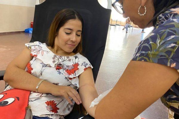 La Municipalidad realizó la primera campaña de donación de sangre del año