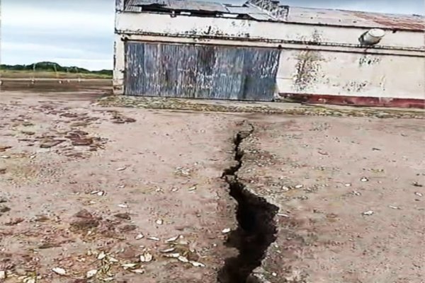 (VIDEO) Mirá como la tierra se abre en Chaco